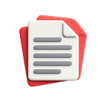 Документ с красной обложкой.